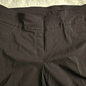 Ruby Rd. Millennium Black Women's Pants with Elastic Waist